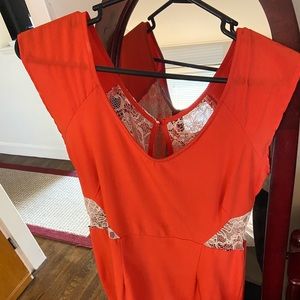 Gorgeous orange dress from Charming Charlie’s